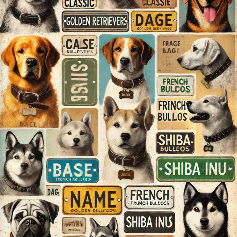 Classic And Modern Dog Names