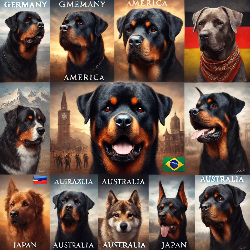 Top Rottweiler Breeds from Different Countries